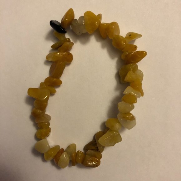 ** 3/$21 **   Natural Chip Stones Stretch Bracelet - Picture 2 of 8
